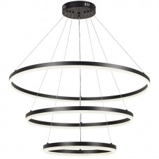 Φωτιστικό Κρεμαστό Φ40/60/80cm Στρογγυλό LED 60W 230V 6600lm CCT Dimmable 6095-A-BL